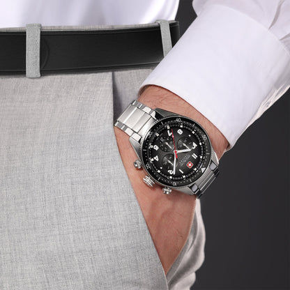 Swiss Military Hanowa Greyhound Chrono SMWGI0003803 Herren • Saphirglas & Chronograph • 10 ATM Wasserdicht, Bild 4