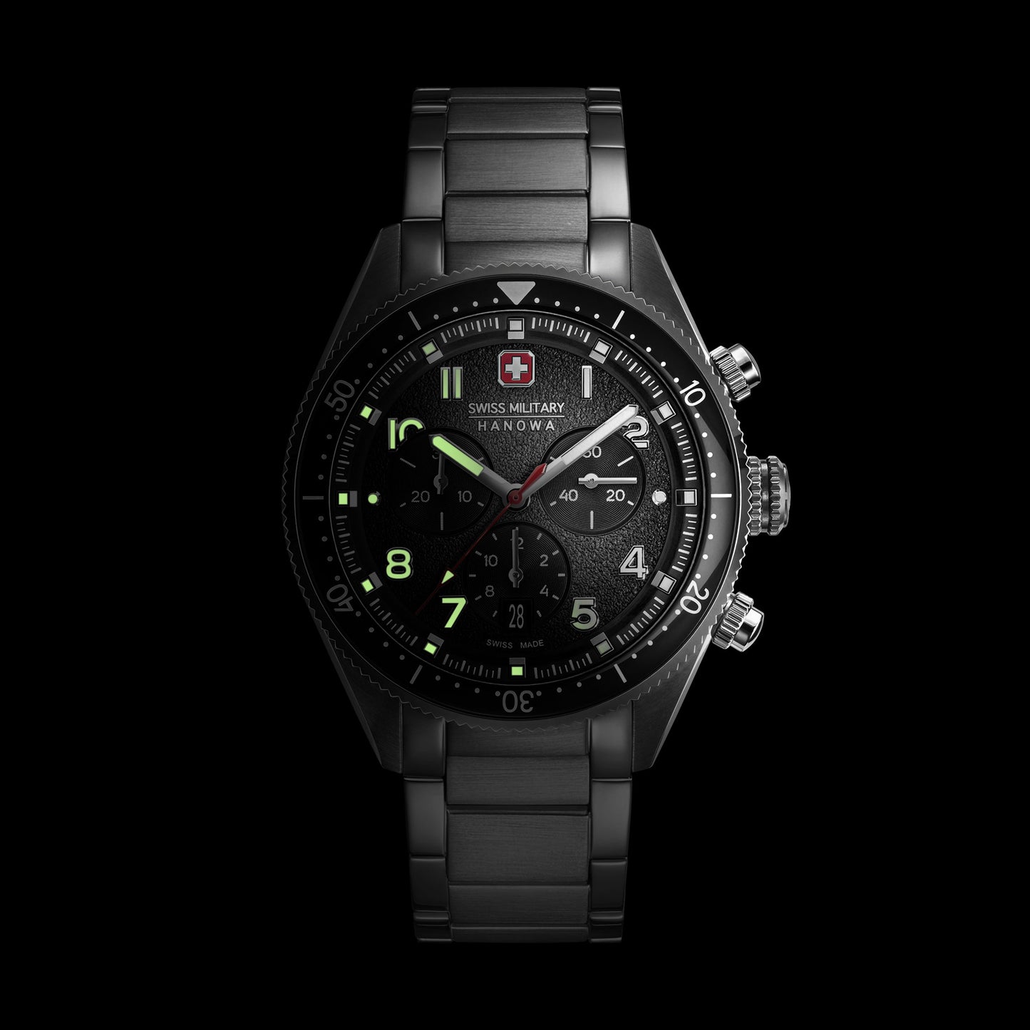 Swiss Military Hanowa Greyhound Chrono SMWGI0003803 Herren • Saphirglas & Chronograph • 10 ATM Wasserdicht, Bild 7