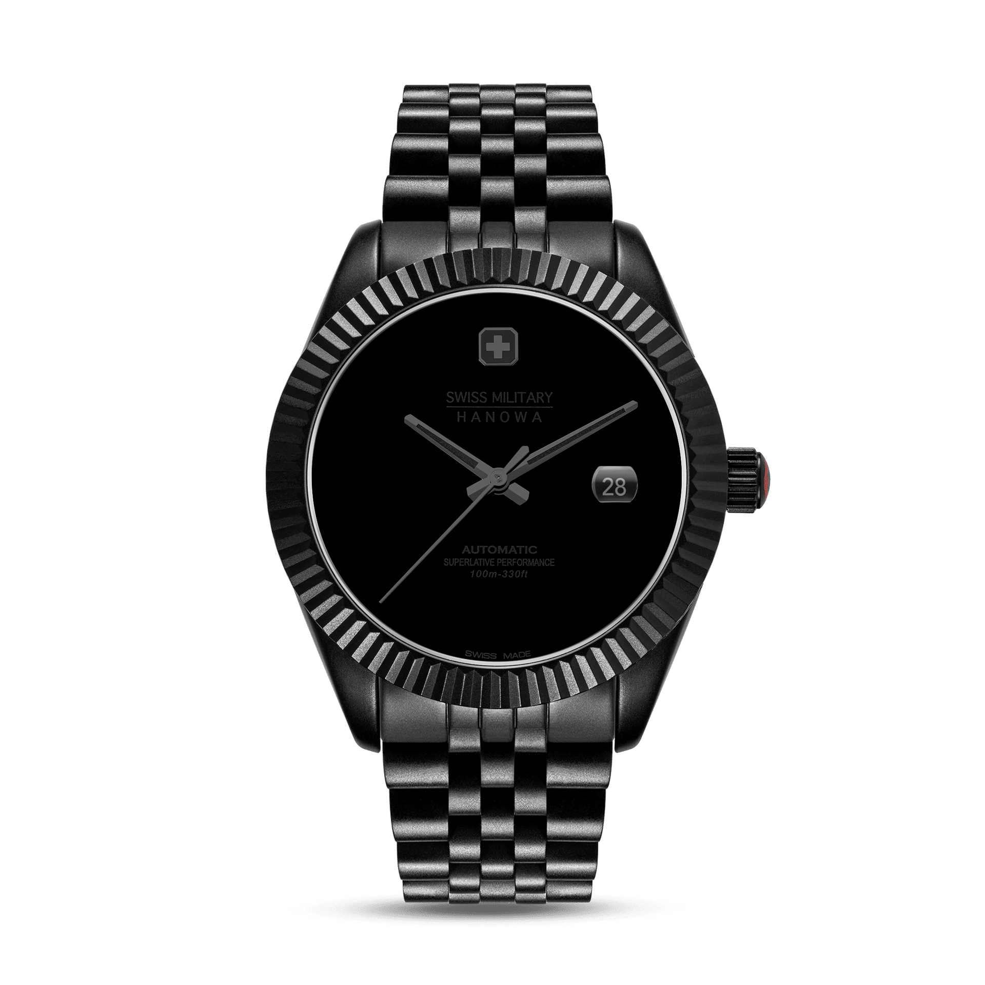 Swiss Military Hanowa Dark Night SMWGL0005530 Herren • Automatikwerk Soprod P024 • Saphirglas
