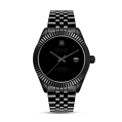 Swiss Military Hanowa Dark Night SMWGL0005530 Herren • Automatikwerk Soprod P024 • Saphirglas