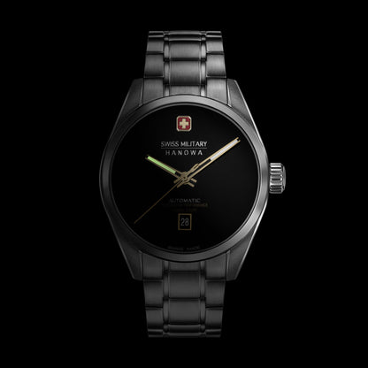 Swiss Military Hanowa Majestic Pioneer SMWGL0006204 Herrenuhr Schwarz • Automatikwerk Soprod P024 • Saphirglas, Bild 6