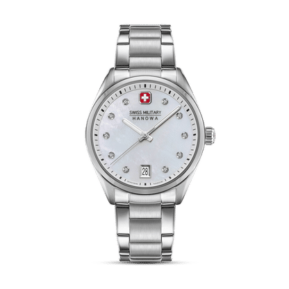 Swiss Military Hanowa Road Runner SMWLH0005001 Damenuhr Weiß • Saphirglas • 10 ATM Wasserdicht