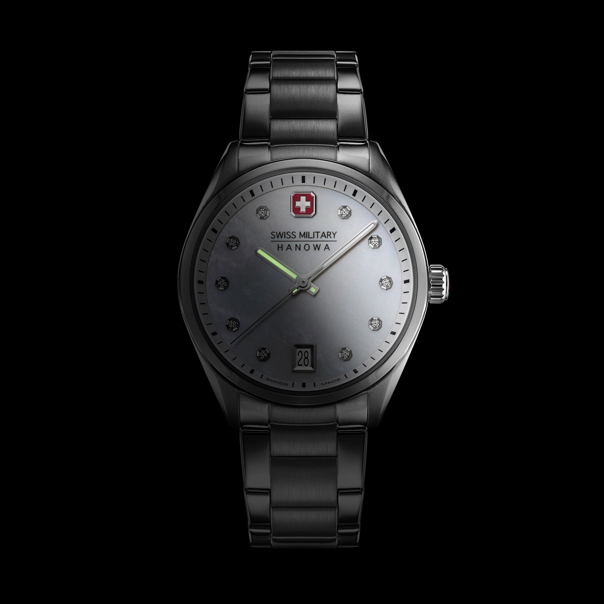 Swiss Military Hanowa Road Runner SMWLH0005001 Damenuhr Weiß • Saphirglas • 10 ATM Wasserdicht, Bild 6