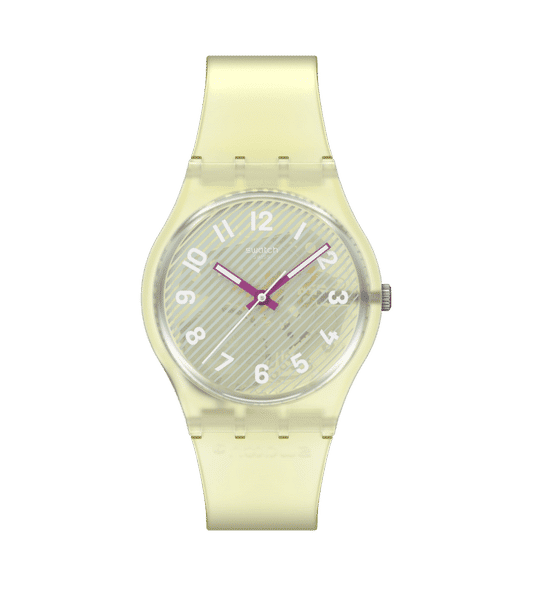 Swatch Originals Medium SO28J102 Armbanduhr Beige • Quarzwerk • 34 mm