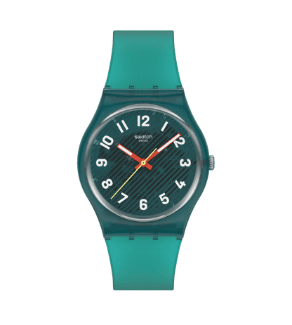Swatch Originals Medium SO28L100 Wavelengths of Moss Damenuhr • Quarzwerk • Lässiges Swatch-Design