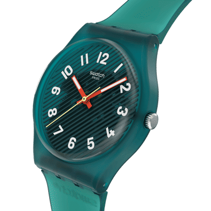 Swatch Originals Medium SO28L100 Wavelengths of Moss Damenuhr • Quarzwerk • Lässiges Swatch-Design, Bild 3