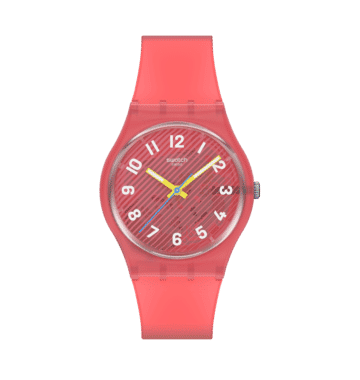 Swatch Originals Medium SO28P114 Wavelengths of Coral Damenuhr • Quarzwerk • Lebendiges Korallendesign, Bild 2