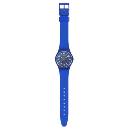 Swatch Originals Medium SO28S107 Wavelengths of Water Damenuhr Transparent Blau • Leuchtzeiger • Biosourced Gehäuse, Bild 3