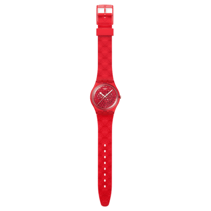 Swatch Originals Medium SO28Z122 Damenuhr Rot • Quarzwerk • Valentinstag Edition, Bild 4