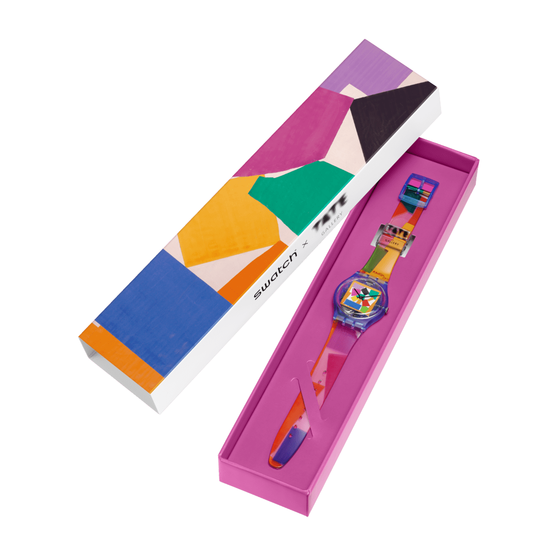 Swatch Originals Medium SO28Z127 Matisse's Snail Armbanduhr Transparent • Biosourced Gehäuse • Kunstdruck-Zifferblatt, Bild 5