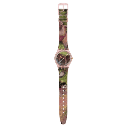 Swatch Originals Medium SO28Z131 Degas dancers Damenuhr Rosa • Biosourced Kunststoffgehäuse • Swatch x Guggenheim
