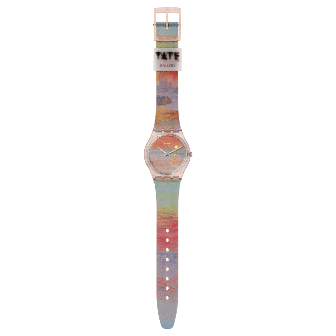 Swatch Originals SO28Z700 Armbanduhr Turner's Scarlet Sunset • Biosourced Gehäuse • Leuchtzeiger, Bild 4
