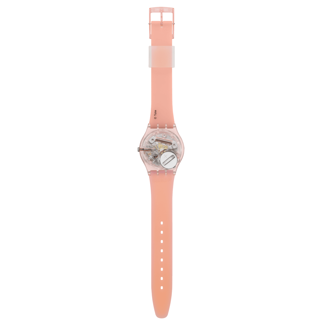 Swatch Originals SO28Z700 Armbanduhr Turner's Scarlet Sunset • Biosourced Gehäuse • Leuchtzeiger, Bild 5