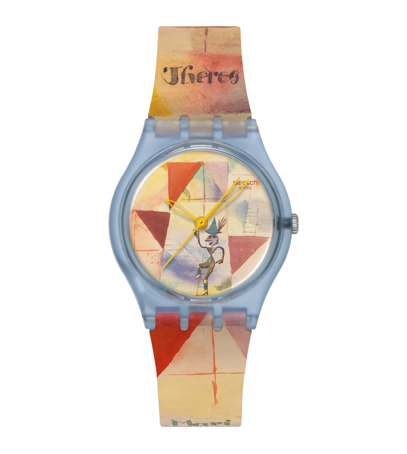 Swatch Originals Medium SO28Z703 Klee's Bavarian Don Giovanni Armbanduhr • Swatch x Guggenheim Kollektion • Kunstwerk am