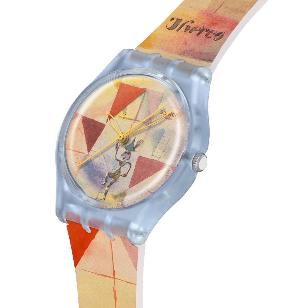 Swatch Originals Medium SO28Z703 Klee's Bavarian Don Giovanni Armbanduhr • Swatch x Guggenheim Kollektion • Kunstwerk am