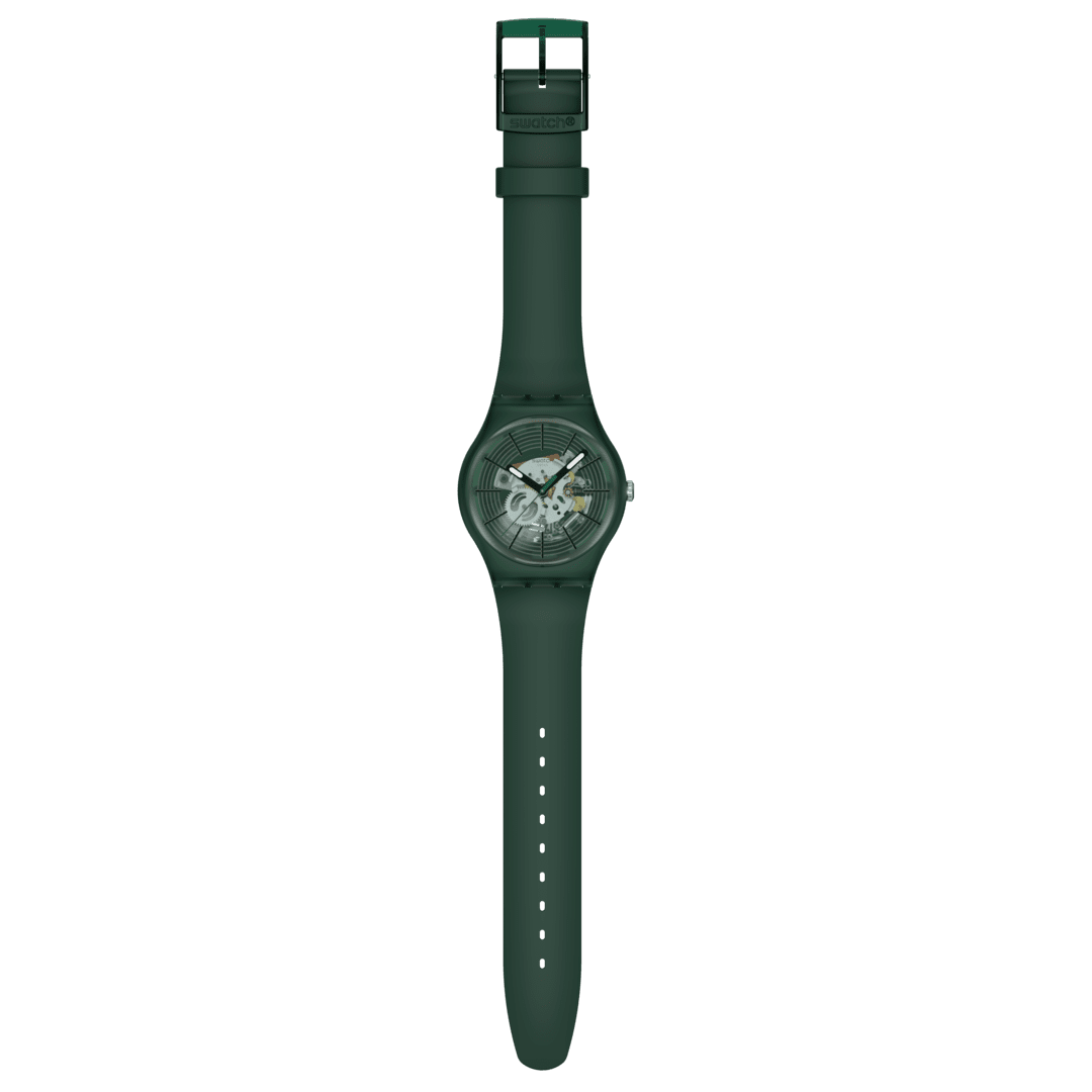 Swatch Originals Large SO29G111 Revealed in the Forest Armbanduhr • Grünes Muster-Design • Quarzwerk, Bild 4
