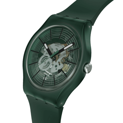 Swatch Originals Large SO29G111 Revealed in the Forest Armbanduhr • Grünes Muster-Design • Quarzwerk, Bild 3