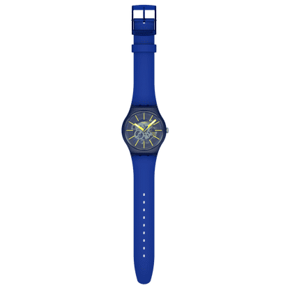 Swatch Originals Large SO29I100 Revealed in the depths Armbanduhr Blau • Leuchtzeiger & Leuchtindizes • Biosourced Gehäuse