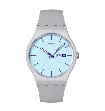 Swatch Originals Large SO29M702 Blueberry Sky Herrenuhr • Quarzwerk • Lässiges Design, Bild 2