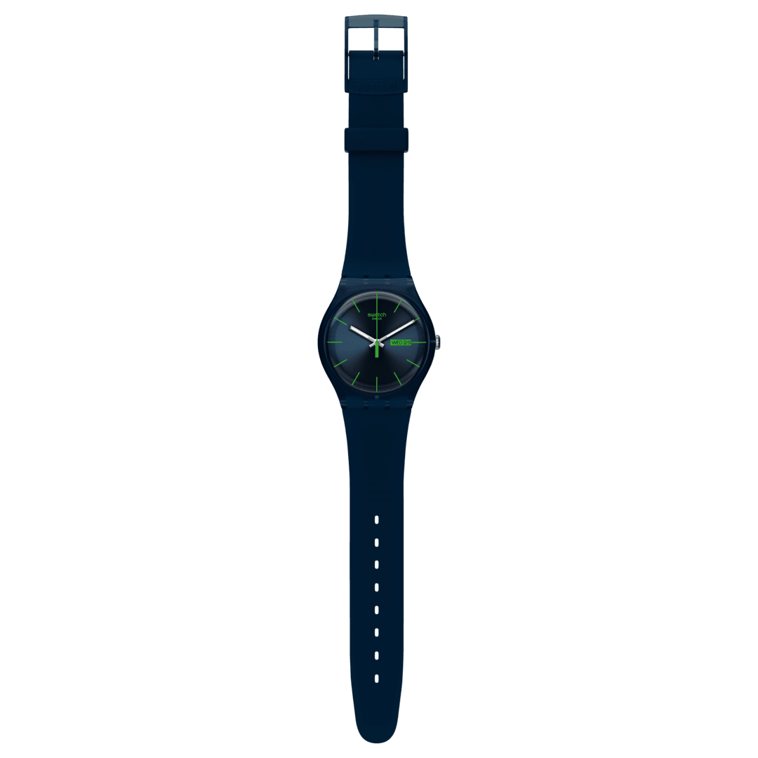 Swatch Originals Large SO29N704 Blue Rebel Herren • Leuchtzeigerwerk • Tag-Datum-Anzeige, Bild 3