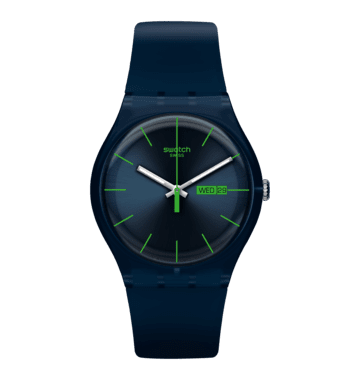 Swatch Originals Large SO29N704 Blue Rebel Herren • Leuchtzeigerwerk • Tag-Datum-Anzeige, Bild 4