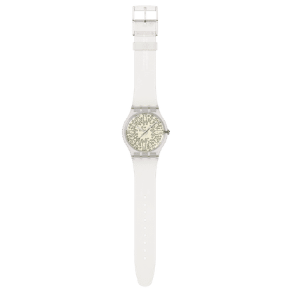 Swatch From The Archive SO29Z145 Armbanduhr Transparent • Biosourced-Gehäuse • Keith Haring Edition, Bild 4
