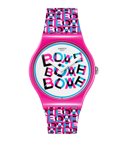 Swatch Love & Blah SO29Z156 Damenuhr Rosa • Biosourced-Gehäuse • Valentinstag Special