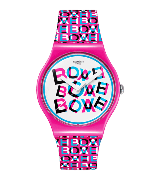 Swatch Love & Blah SO29Z156 Damenuhr Rosa • Biosourced-Gehäuse • Valentinstag Special