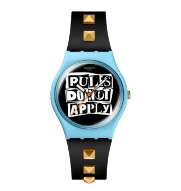 Swatch Originals SO31L101 Broken Rules Damen Armbanduhr • Quarzwerk • Schwarzes Design, Bild 3