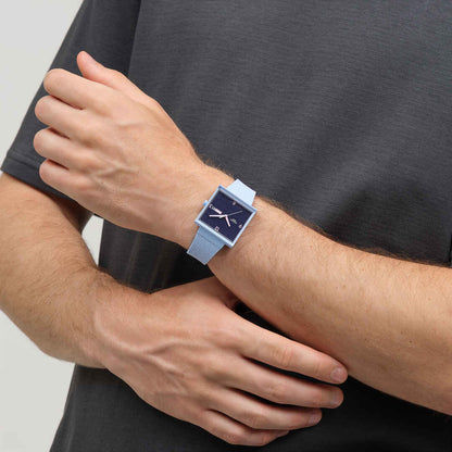 Swatch Bright Angle SO34L701 Damenuhr Hellblau • Bioceramic-Gehäuse • Leuchtzeiger, Bild 7