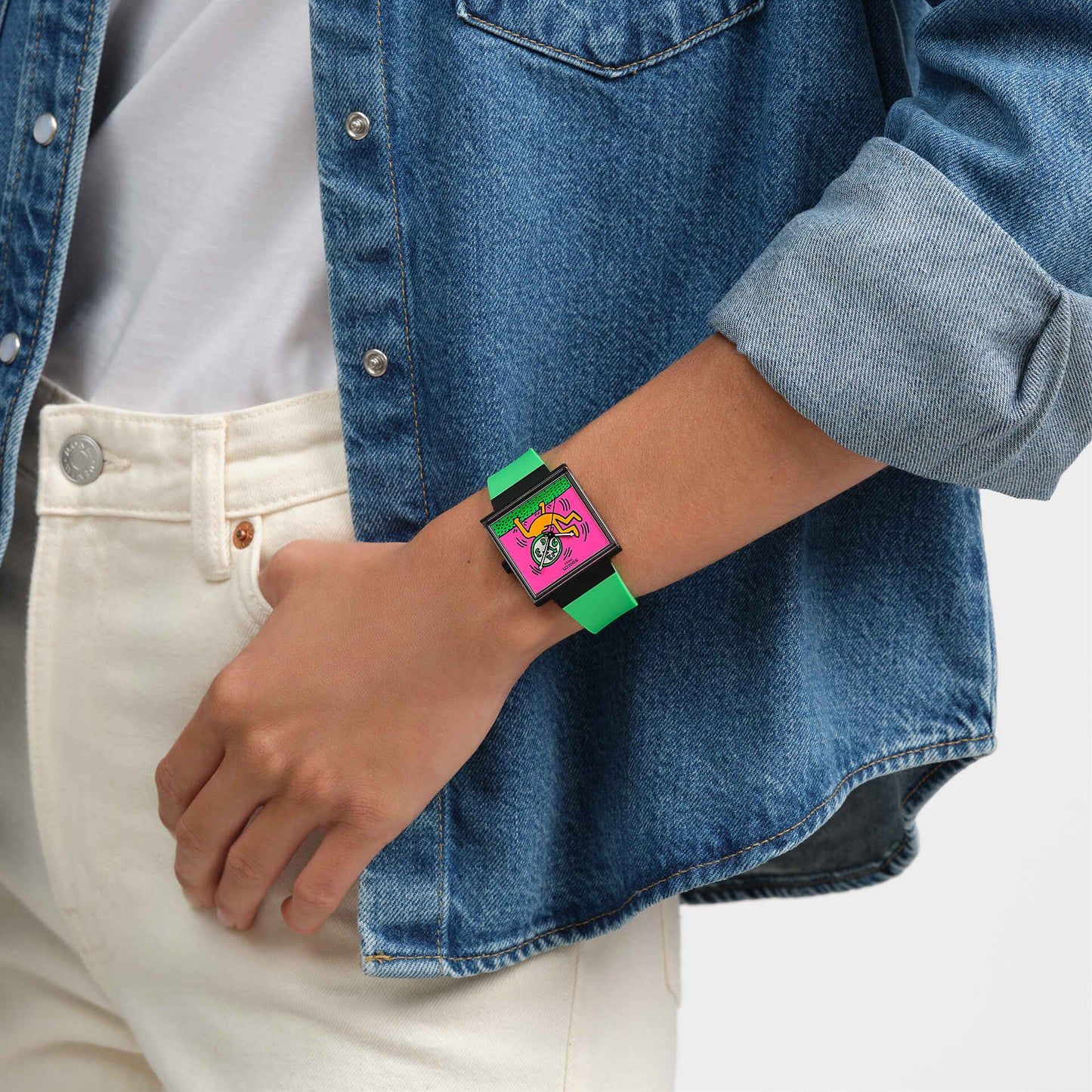 Swatch Breaks Off SO34Z102 Armbanduhr Schwarz • Biokeram-Gehäuse • Leuchtende Zeiger, Bild 7