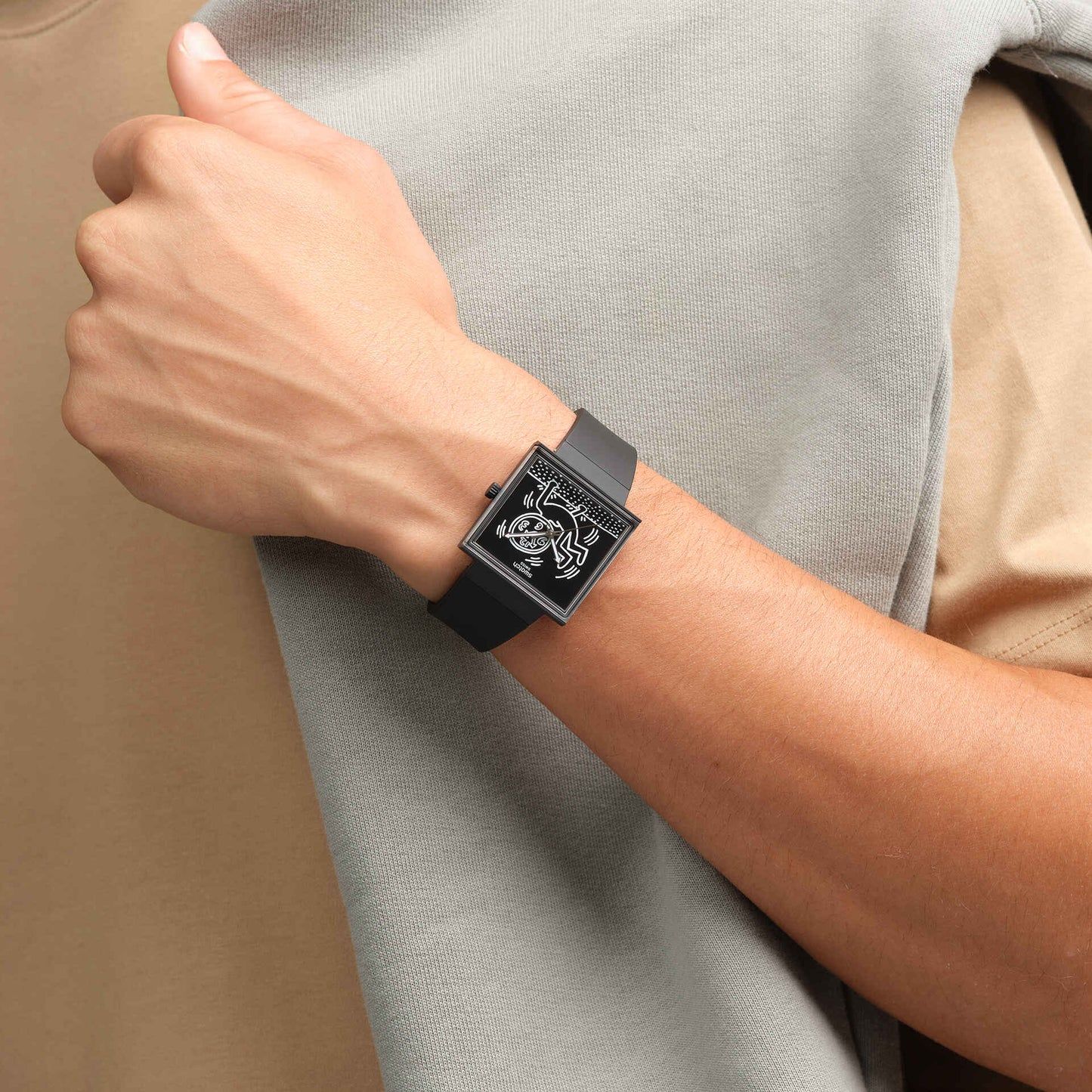 Swatch Break Loose SO34Z103 Armbanduhr Schwarz • Bioceramic-Gehäuse • Leuchtzeiger, Bild 6