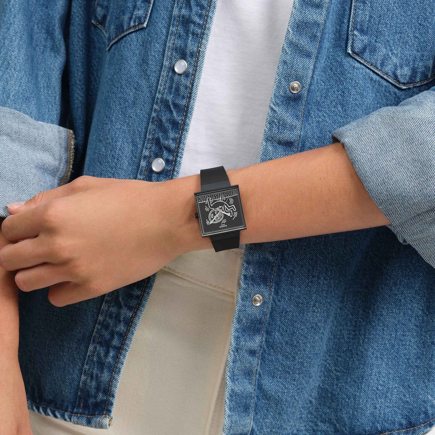 Swatch Break Loose SO34Z103 Armbanduhr Schwarz • Bioceramic-Gehäuse • Leuchtzeiger, Bild 7