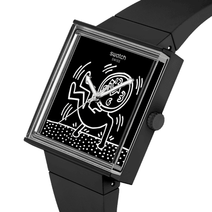 Swatch Break Loose SO34Z103 Armbanduhr Schwarz • Bioceramic-Gehäuse • Leuchtzeiger, Bild 3