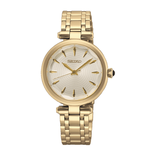 Seiko SRZ554P1 Damen Armbanduhr • Hardlex-Kristallglas • 5 Bar Wasserdicht