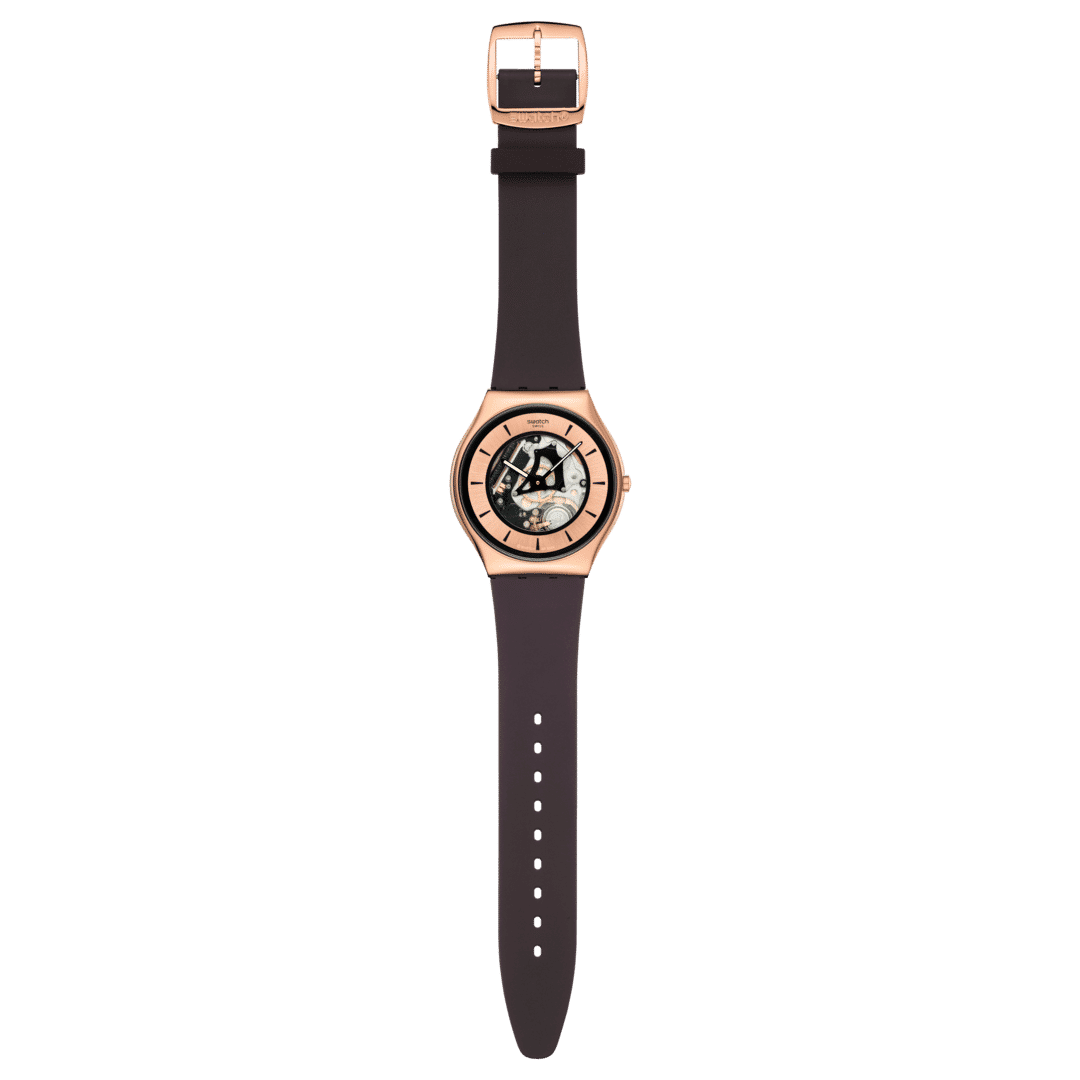 Swatch New Skin Irony SS07G107 Damen • Roségold PVD-Edelstahlgehäuse • Leuchtzeiger, Bild 4
