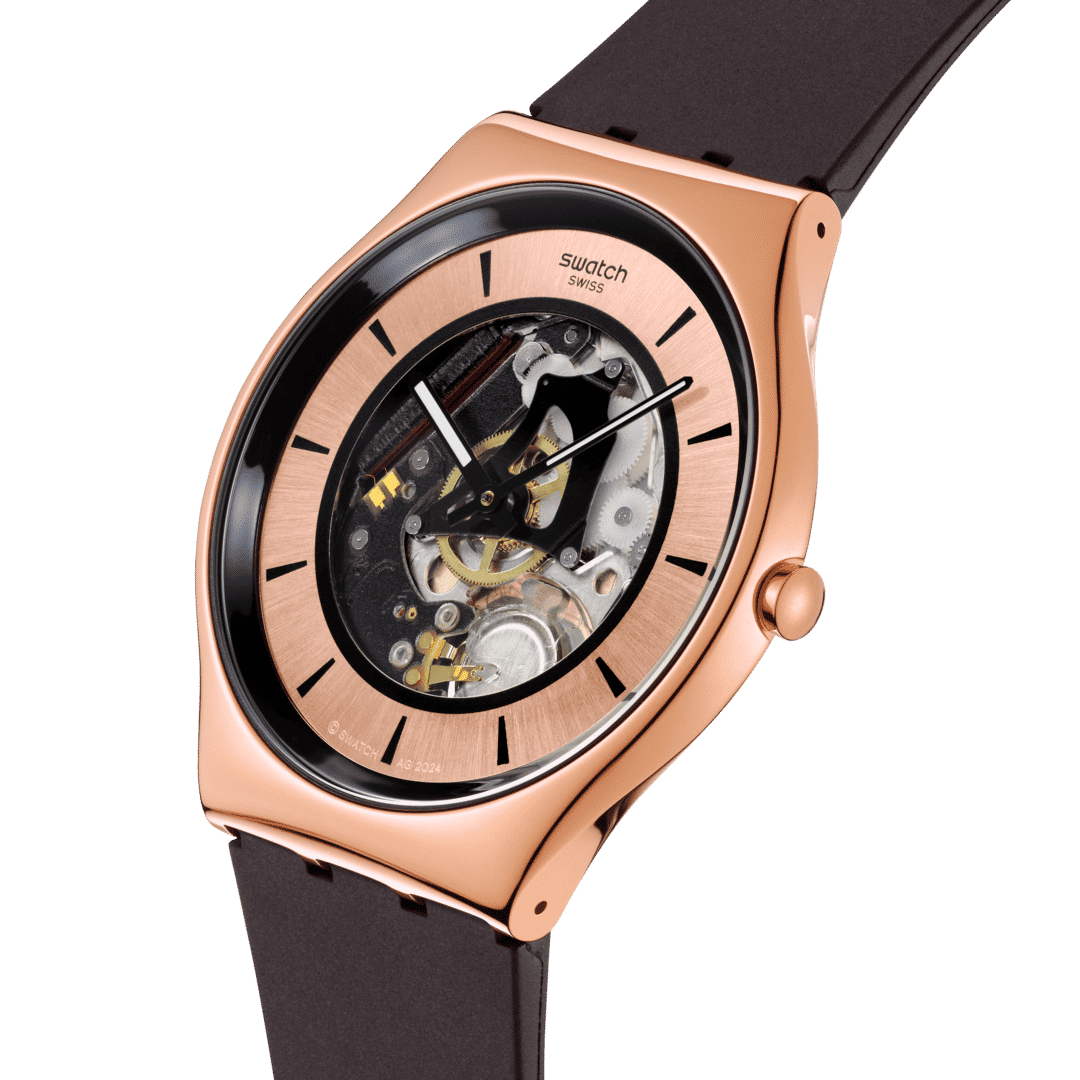 Swatch New Skin Irony SS07G107 Damen • Roségold PVD-Edelstahlgehäuse • Leuchtzeiger, Bild 3
