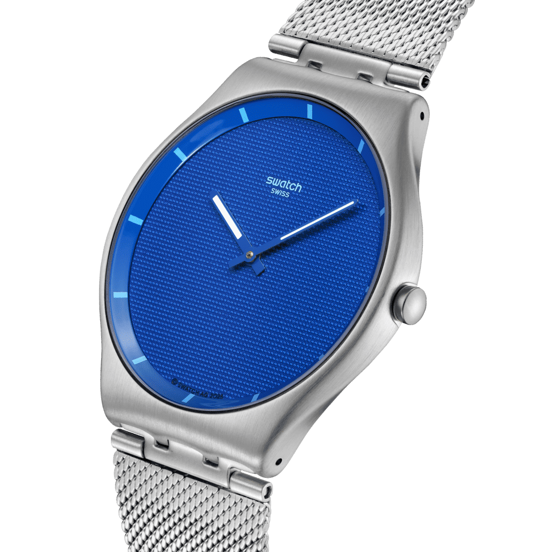 Swatch New Skin Irony SS07S157M Herrenuhr Silber • Ultradünnes Metallgehäuse • Modernes Design, Bild 3