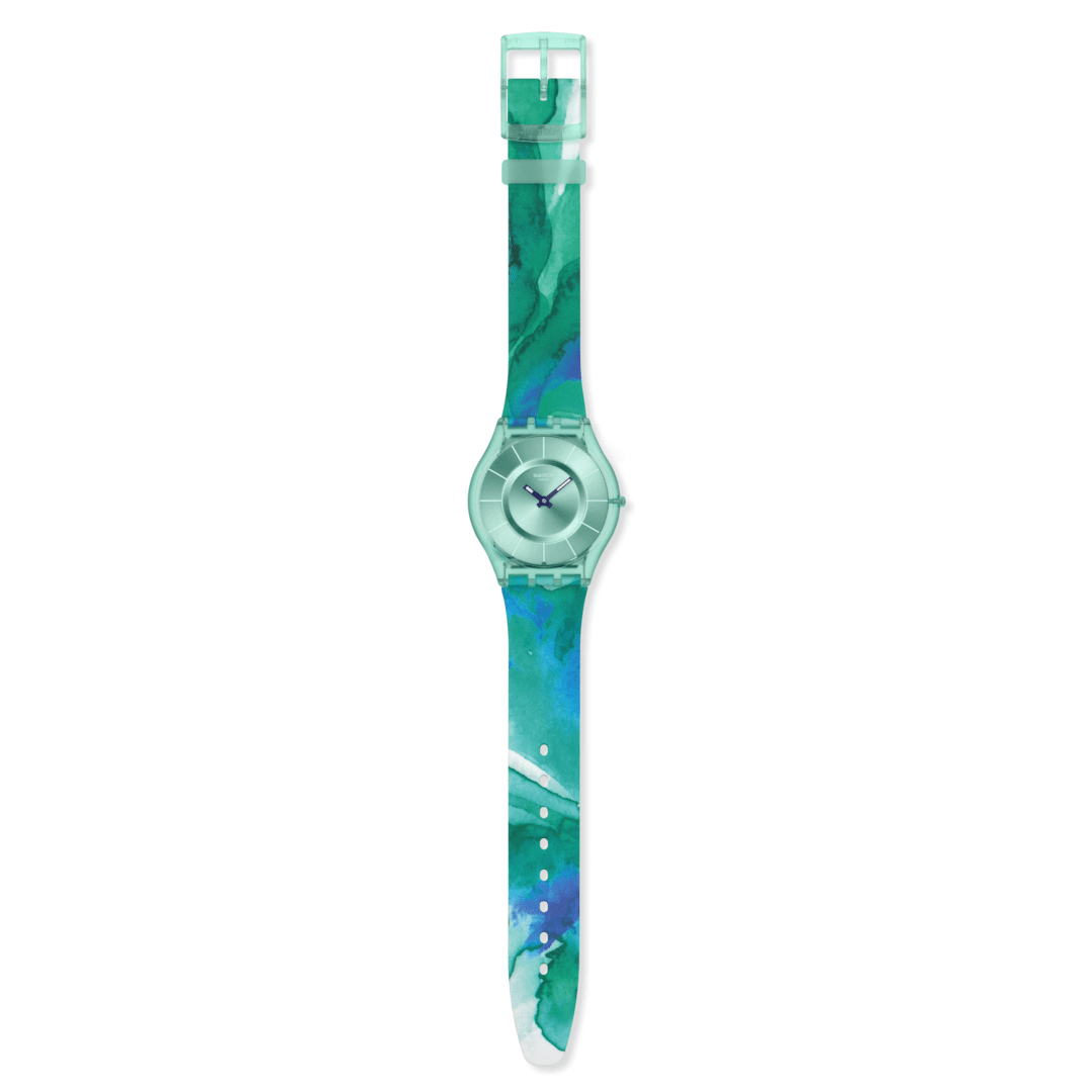 Swatch Skin SS08G111 Paradise Mist Damenuhr • Ultraflaches Design • Kollektion Painted Paradise, Bild 4