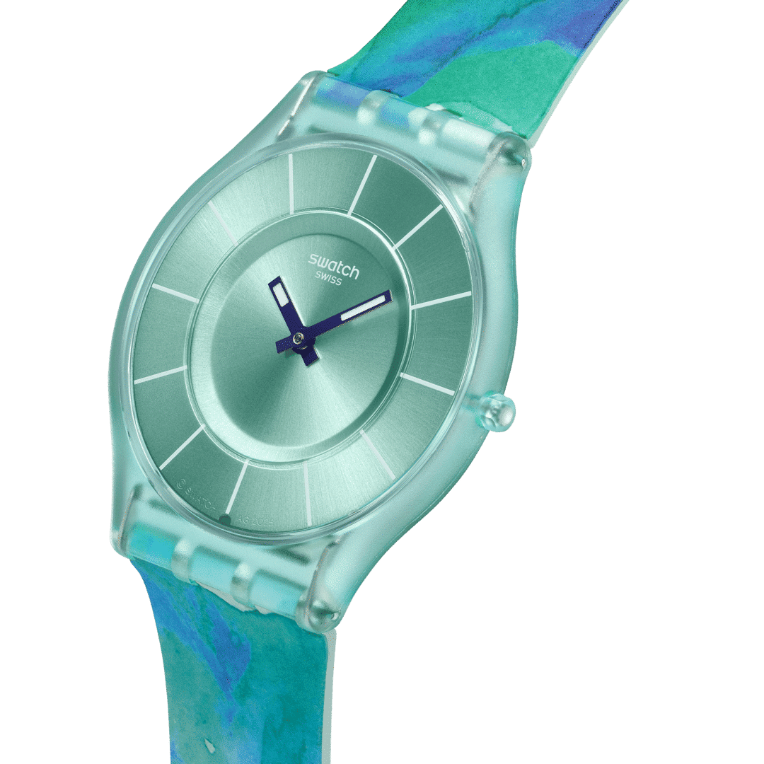 Swatch Skin SS08G111 Paradise Mist Damenuhr • Ultraflaches Design • Kollektion Painted Paradise, Bild 3