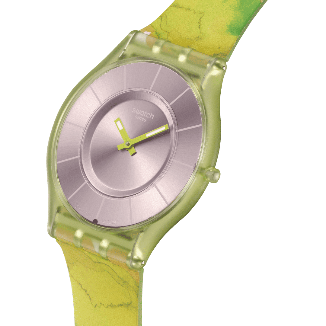 Swatch Paradise Canopy SS08G112 Damen Armbanduhr Transparent • Biosourced Gehäuse • Leuchtzeiger, Bild 3