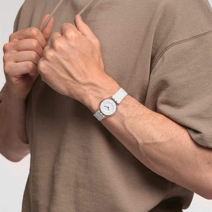 Swatch Skin SS08K102-S14 Damen Armbanduhr Weiß • Ultra-dünnes Gehäuse • Biosourced Materialien, Bild 7