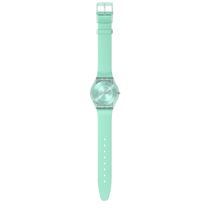 Swatch Skin SS08L100 Pastelicious Teal Damenuhr • Ultraflaches Design • Pastell-Stil, Bild 5
