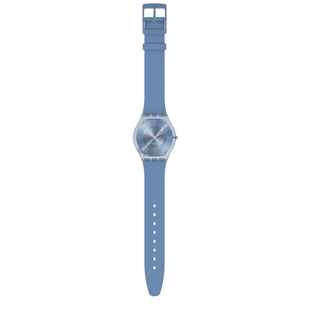 Swatch Skin SS08N100-S14 Armbanduhr Denimblau • Ultradünnes Gehäuse • Biosourced-Gehäuse, Bild 4