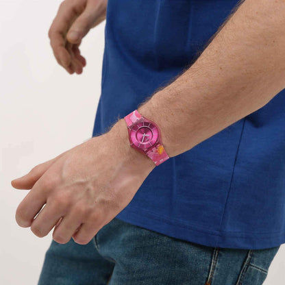 Swatch Skin SS08P113 Paradise Petals Damenuhr Rosa • Leuchtzeigerzeiger & Indizes • Ultra-dünn & Ultra-leicht, Bild 10