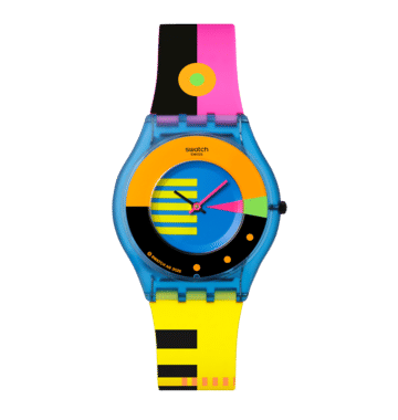 Swatch Neon Flumotions SS08S101 Damenuhr • Skin-Uhrwerk • Neon-Design, Bild 8