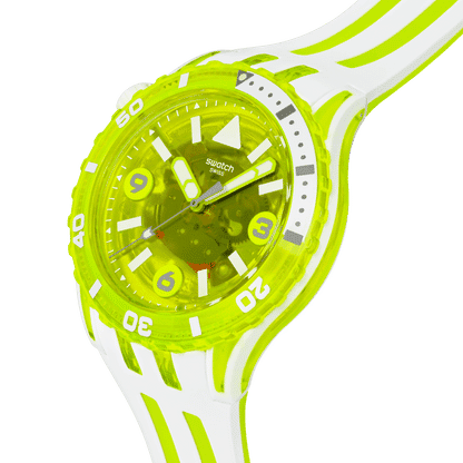 Swatch Scubaqua SSCU09J100 Herrenuhr Gelb • Bioceramic-Gehäuse • Leuchtzeiger mit Taucherdesign, Bild 3