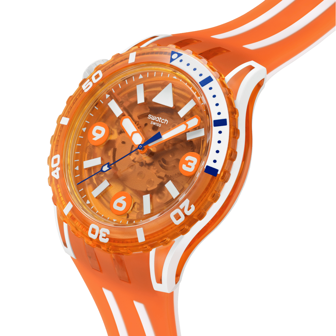 Swatch Scubaqua SSCU09O100 Armbanduhr Pacific Sea Nettle • Bioceramic-Gehäuse • Taucheruhr, Bild 3