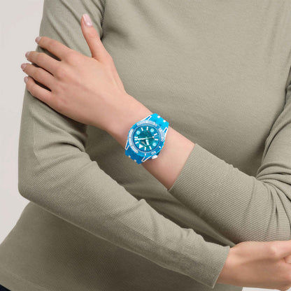 Swatch Scubaqua SSCU09S100 Armbanduhr Blau • Bioceramic-Gehäuse • Leuchtende Zeiger & Indizes, Bild 7