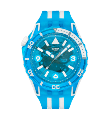 Swatch Scubaqua SSCU09S100 Armbanduhr Blau • Bioceramic-Gehäuse • Leuchtende Zeiger & Indizes, Bild 12
